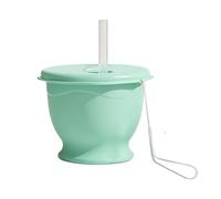 Générique Silicone Cup Foldable - 150ml Travel Coffee Cup, Portable Silicone Drinking Cups With Straw, Folding Beverage Mug | Reusable Gym Picnic School Outdoor Hydration Cups With Wrist Strap