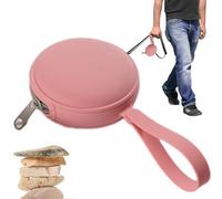 Générique Silicone Dog Treat Pouch - Leak-Proof & Machine Washable Training Bag for Outdoor Activities, Hands-Free Waist Pack | Easy-Clean Pet Snack Holder for Walking, Obedience & Agility Training