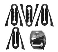 Générique Silicone Door Latch Protective Cover | 4 Piece 4x3cm Shock Absorption Protector - Car Styling & Body Fittings Enhanced Durability,for Suv Truck Automotive Interior Garage Parking Outdoor