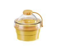 Générique Silicone Folding Coffee Cup, Foldable Handled Hydration Drinkware