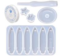 Générique Silicone Mold - Easy Release Design Multi Functional Craft Tool, Silicone Coaster Casting Molds, Flexible DIY Mold Kit | Coaster Molds for Wax Cement Soap Resin Plaster Pot Teapot