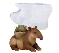 Générique Silicone Molds Resin, Flexible Reusable Molds, Funny Crafting Tray, Flower Pot Casting, Epoxy Art, Creative DIY Mold, Multi Purpose Mold, for Planter Pencil Holder Storage Organizer Use