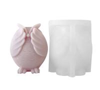 Générique Silicone Owl Mold - Candle Mold, Chocolate Soap Molds, Plaster Craft Molds | Flexible Non Stick Silicone Mould, Reusable DIY Baking Soap Mould, Artistic Handmade Casting