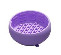 Générique Silicone Slow Feeder Bowls - 11.5x11.5x5cm Design | Compact Puzzle Base with Anti-Slip Grip, Food-Grade Material for Pet Training, Enrichment Toys Kittens Puppies Cats Indoor Outdoor Meals