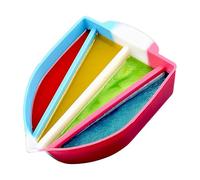 Générique Silicone Split Pour Cup, Multi Channel Mixing Container, Resin Art Assistant, Flexible Body Structure, Free Spout, 1 Pack Transparent, Excellent for Crafts Classroom Painting Tasks