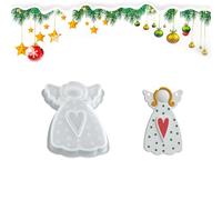 Générique Silikon Gussform | Weihnachts Silikon Zementform - Aufhängbare Ornamente Betonformen Für Themenveranstaltungen Workshops Basteln Zu Hause Kunstlehrer Bastelbegeisterte Schmuckhersteller