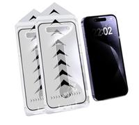 Générique Silk Screen Dust-Free Room Tempered Film - Dust Free Without Bubbles, Hd/Privacy Tempered Glass Screen Protector for Iphone 16 15 14 13 12 11 Pro Max (for 13pro,2pcs*Privacy)