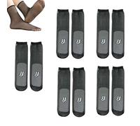 Générique Silk Socks for Women Invisible Socks Invisible Slip-Resistant Crystal Silk Sock Ultra-Thin Non-slip and Crystal Sock (D)