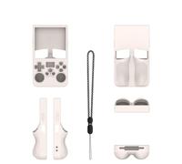 Générique Simple Housse de Protection en Silicone de Couleur Unie Console de Jeu pour R36 Max Protection Contre Les Chutes Housse Souple Lavable avec lanière (Blanc)