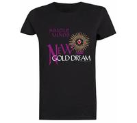 Générique Simple Minds New Gold Dream T-Shirt Noir À Manches Courtes pour Femmes