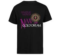 Générique Simple Minds New Gold Dream T-Shirt Noir À Manches Courtes pour Hommes