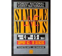 Générique Simple Minds & The Silencers - Concert Belgique 1989-65X91Cm Affiche/Poster