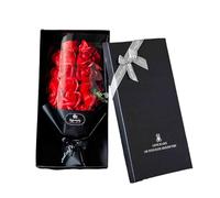 Générique Simulation de Saint-Valentin Rose Savon Fleur Fleur Éternelle Cadeau Saint-Valentin Cadeau (A, 36x20x12cm)
