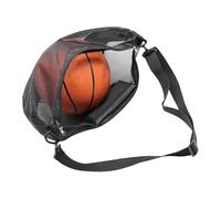 Générique Single Ball Bag with Zipper Pocket - Mesh Shoulder Bag with Buckle Clip | Mesh Basket | Breathable Ball Storage Bagss | Thicken Sling Net Carry Bags | Large Capacity Small Sling Back Bags