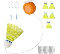 Générique Single-Player Badminton Trainer,Rebound Practice Device,Badmin Rebound Trainer,Badminton Training Tool, New Automatic,Self Practice Trainer Aid (6balls)