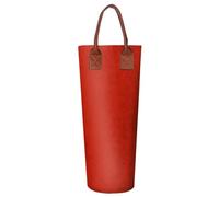 Générique Single Wine Bag, Felt Wine Carrier, 12.8x4.13x4.13 inch Reusable Insulated Design, Portable Handle, Thermal Bottle Holder for Parties, Weddings, and Travel