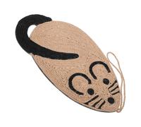 Générique Sisal Chat Griffoir Bloc-Notes Chat pour Mur Tapis Mural à Gratter pour Chat Griffoir Porte Chat Grattoirs pour Chats D'intérieur Chat Suspendu Mur De Griffes De Chat Coffee Eva