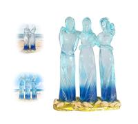 Générique Sisters by My Side, Celebrates Friendships Three Sisters Sculpture,Hand-Painted Resin Figurine, Christmas Friendship Day Sister Statue,Gifts for Sister,Best Friend (Three Sisters)