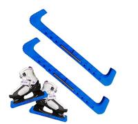 Générique Skate Blade Guards - Extendable PVC Design, Protective Anti-Damage Covers | 1 Pair Ice Skate Guards for Hockey Skates, Figure Skates, Outdoor Storage and Transport Protection
