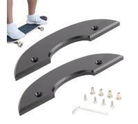 Générique Skateboard Deck Guard - Shock Absorbing Edge Protector for Kids Girls Youth Beginners | Flexible TPU Strip with Adhesive Backing, Buffer Trim Accessory for Street Park Practice