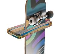 Générique Skateboard Rack Wall Mount - Wooden Storage Stand | Surfboard Snowboard Hanger with Space Saving Function, Indoor Garage Organizer for Home Living Room Gym Studio