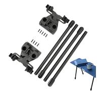 Générique Skateboard Stool Legs - Heavy Duty Aluminum Alloy Furniture Feet - Benches Feet| Creative Bracket Stand | Folding Camping Table & Chair Accessories | Outdoor Picnic & Solid Wood