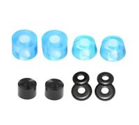 Générique Skateboard Truck Rebuild-Kit - Lenkgummis Set Mit Pivot Cups & Unterlegscheiben | PU-Buchsen Für 5-Zoll Trucks, Bushings Set Für Street, Park & Downhill, Skate-Wartung & Ersatzteile, 45g