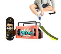 Générique Skateboards à Doigts - 5,91x4,25x3,07 Pouces | Mini-Planche à roulettes | Jouet de Skateboard, Touche Miniature pour et Adolescents, astuces Pratiques et Utilisation Amusante