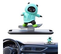 Générique Skater Bear Decor - Pro | Car Decoration - Décoration De Voiture Ours Skateur Ornement De Tableau De Bord Accessoires De Décoration Intérieure De Voiture Figurine Créative | 2026 Pro
