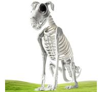 Générique Skeleton Dog | Halloween Spooky Sitting Puppy Bone Ornaments