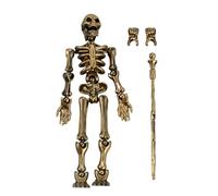 Générique Skeleton Figures Toy - Flexible Assembly Model for Desk | ABS with Full Body Parts, Sensory Play Figure, Creative Halloween Craft, Educational Display Piece for Bookshelf