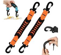 Générique Ski Boots Carrier Strap - Ski and Snowboard Boot Carrier Straps, Roller Skate Straps for Skiing, Snowboarding, Ice Skates and Skates (Orange)