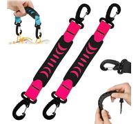 Générique Ski Boots Carrier Strap - Ski and Snowboard Boot Carrier Straps, Roller Skate Straps for Skiing, Snowboarding, Ice Skates and Skates (Rose Red)