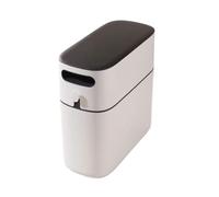 Générique Skinny Trash Can - Slim ABS 28x13.5x27.5cm | Slim Trash Cans Space-Saving Odor-Proof Wastebasket Container Basket Rubbish Decorative | Narrow Garbage Bin Small Garbage