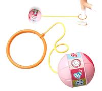 Générique Skip Ball, LED Ankle Toy, Glowing Bouncing Ring with 22.44 inches Size, Active Fitness Sports Equipment for Playground Games, Holiday Events, School Recreation, Birthday