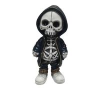 Générique Skull décoratif Automatique - Statue du Squelette en résine d'halloween | Mini Ornement Horror Collection, Style Statuette pour la Maison, Objet décoratif, Squelette de Souvenir créatif