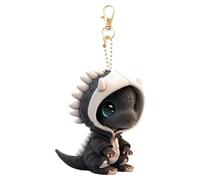 Générique Skull Keychain Motorcycle - Bicycle Keychain Keyring Pendant