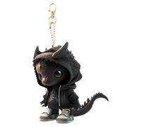 Générique Skull Keychain Motorcycle - Bicycle Keychain Keyring Pendant