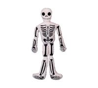 Générique Skull Plush - Plush Material with Soft Realistic Design, High-Temp Resistant Skeleton Figure | Decorative Throw Pillow for Sofa Bed Shelf Desk Tabletop Travel Gifting Kids Adults Families