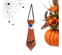 Générique Skull Tie, Lighted Eyeball Halloween Bow Ties, Bat Pattern Collar Accessories, 9.84 X 7.09 X 0.2 Inches, Ideal for Men, Youth, Halloween, Cosplay, Exhibition, Stage Show, Costume Party