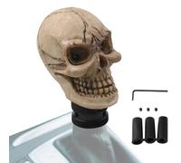 Générique Skulls Gear Shift, Automatic Shifts Knob, 1.77x3.15in Authentic Resin Skeleton Design, Horror Interior Accent, Vehicle Skulls Decorations for Sedan, Truck, Minivan, Taxi, Travel