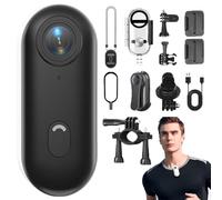 Générique Skypro Camera 4k de la Taille d'un Pouce, étanche jusqu'à 30 m, avec Wi-FI, Fixation Poitrine, Mains Libres pour Cyclisme, vlogging, sécurité, Sport, Casque, Animaux de Compagnie, Aventure