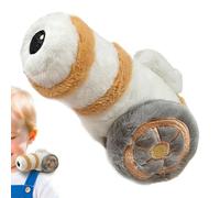 Générique Slap Bracelet - Realistic Plush Squirrel Toy | Soft Stuffed Doll Wrist Accessory with Creative Design, Cute Cartoon Plush Cannon for School Nursery Party Gift and Home Decoration