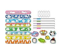 Générique Slap Bracelets - Cartoon Animals Colorful Cute, Kids Birthday Party Slap On Bracelets, Fun Classroom Prizes | Interactive Colorful Cartoon Bracelet for Teens Family Friends Party Favors