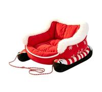 Générique Sled Dog Bed Anti-, Slip Christmas Warm Puppy Kitten Sofa | Kitten Resting Bed For Trainers Animal Lovers Apartment Home Office Shelters Bedroom Living Room Study Balcony