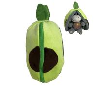 Générique Sleeping Breathing Animal Toy, Plush Animals, Adorable Toys with Light and Sound, Calming Realistic Motion Stuffed Animals for Kids Sleep, Stress, Relaxation, 11.81x3.94 inches
