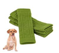 Générique Sleette De Récupération pour Chiens, Couverture À Gratter De Chien - 4 Enveloppements en Tricot pour Les Chaussettes De Jambe De Chien |