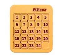 Générique Slide Puzzle - 6 Magnetic Number Game | PP & Metal & Cotton Friendly Educational Blocks, Brain Teaser Puzzles for Adults and Kids for Travel School Camping and Birthday White