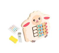 Générique Slide Puzzle Jeu de Tri Coloré Bois Jeu Glissant Carte Double Face D'Expression Créative pour Développer La Mémoire Convient Aux Garçons Filles Famill, Mouton