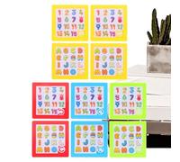 Générique Slide Puzzle Toys, Sliding Numbers and Letters, Brain Teaser with Digital Tiles, Educational Counting Toy, Logical Thinking Game for Boys Girls Kids Home Travel, and Grid Toy